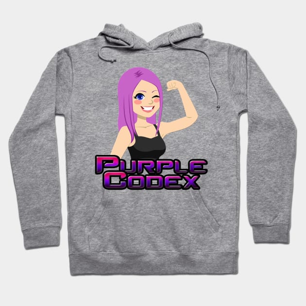 Purple Codex Pink Hoodie by purplecodex